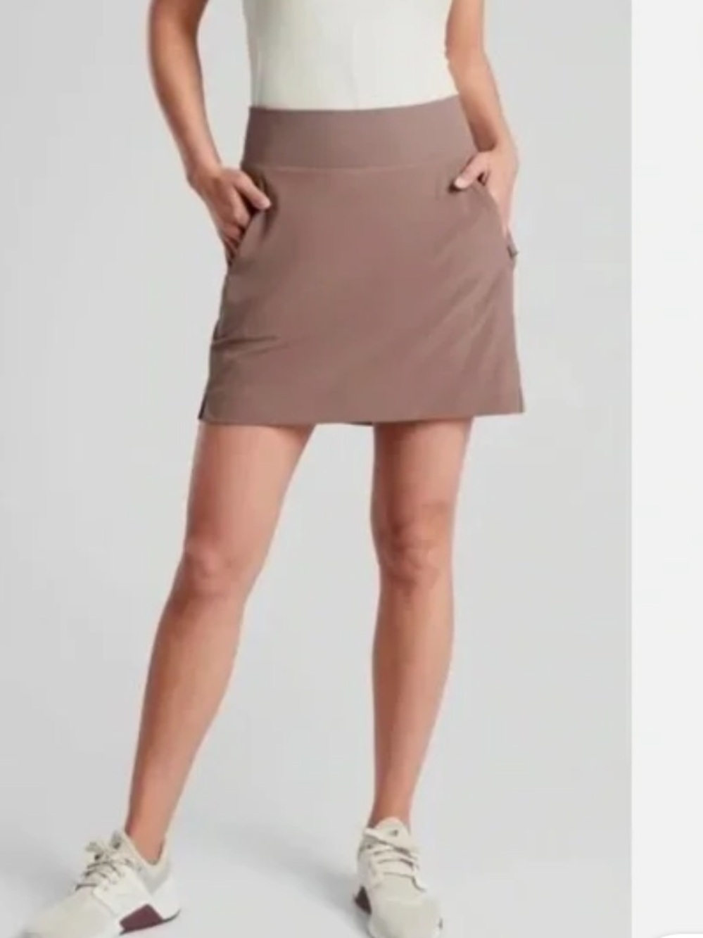 Athleta Mauve Brown Mini Skort